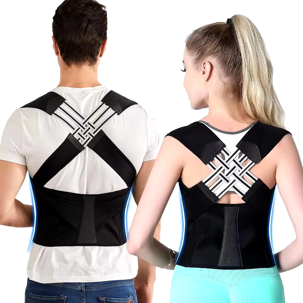 Back Brace Posture Corrector for Women & Men Back Lumbar Support Shoulder Posture Support for Improve Posture & Back Pain Relief