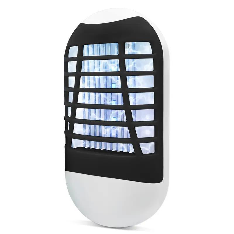 Bug Zapper Indoor Electric Mosquito Killer Lamp with UV LED Light Fly Insects Trap for Home Entryway Balcony Patio Compact Chemical Free Plug Powered US Plug